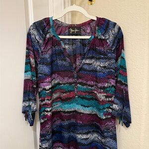 Yumi Kim - Colorful Striped Button-Up Top